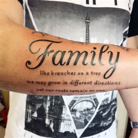 meaningful family tattoos for guys|71 Meaningful Family Tattoos for Men